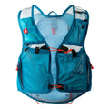 Front view of UltrAspire Alpha 5.0 blue race vest