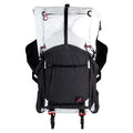 Back view of the UltrAspire Altruist 28L hydration pack