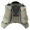 Front view of UltrAspire Bronco 2.0 running hydration vest in desert sage colour