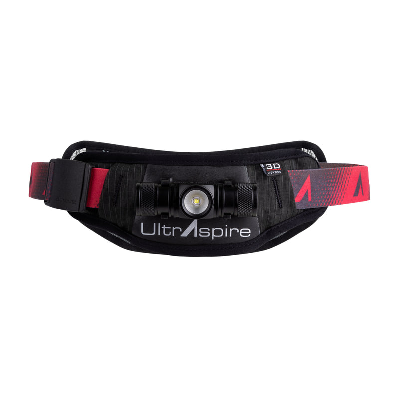 Front view of UltrAspire Lumen 600 5.0 waist light