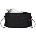 Back view of UltrAspire mountain racer waist pack with softflask