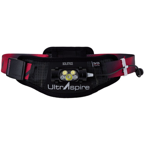 Front view of UltrAspire Lumen 800 Solstice waist light