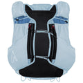 Front/chest view of a blue UltrAspire Traverse hydration pack