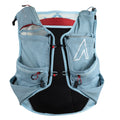 Front view of UltrAspire Zygos 6.0 race vest in blue