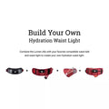 Build your own hydration waist light infographic